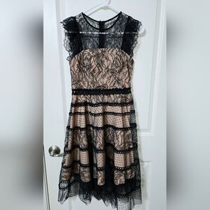 Elegant Black Lace Dress